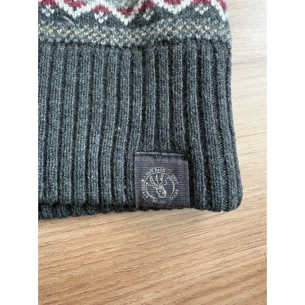 Fat Face Fairisle Jumper Mens Size Small 1/4 Zip Chunky Knit ‎ Wool Blend